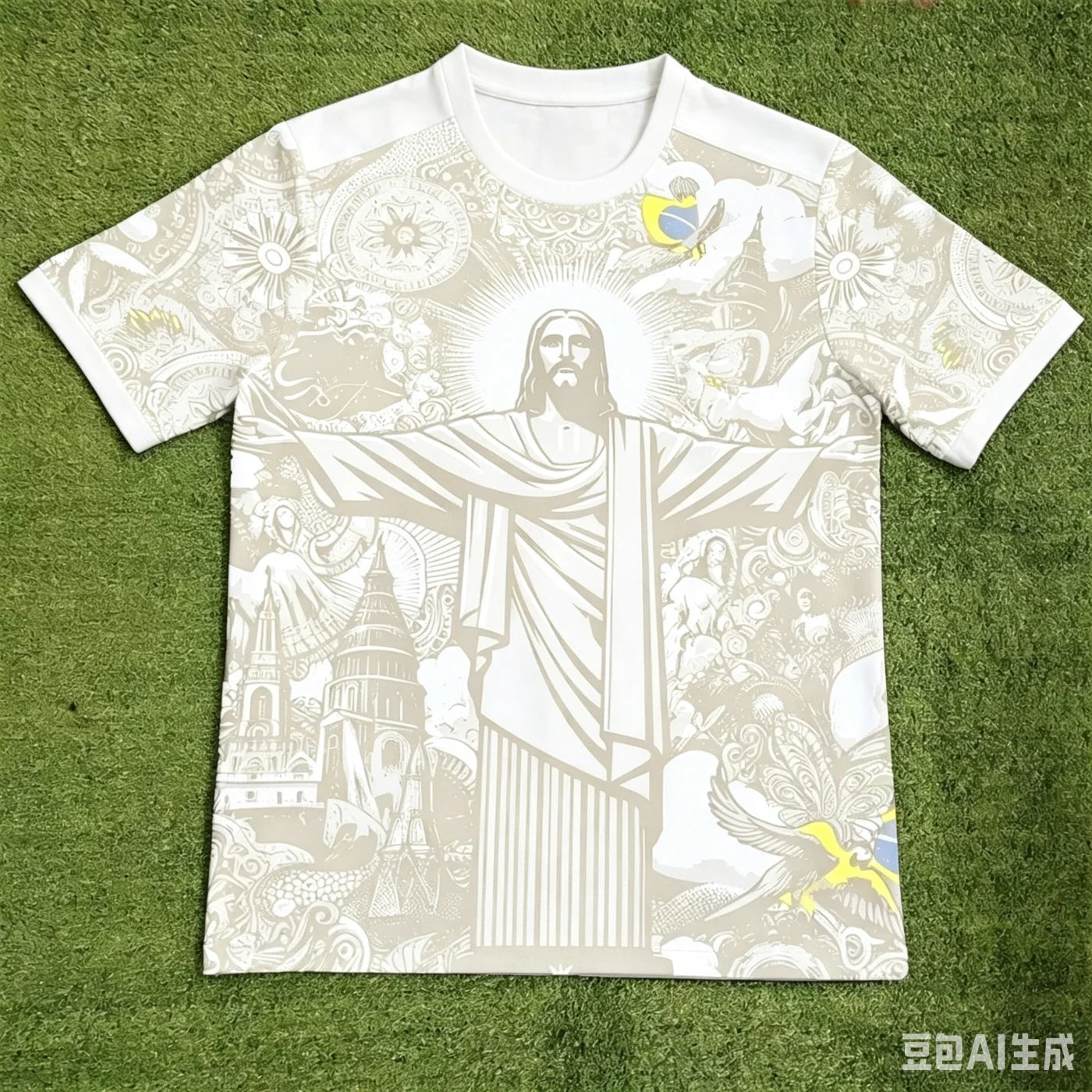 Summer Football Training Brazil Special Edition Jesus Football Jersey for Adults and Children - Outdoor Quick-Drying T-Shirt